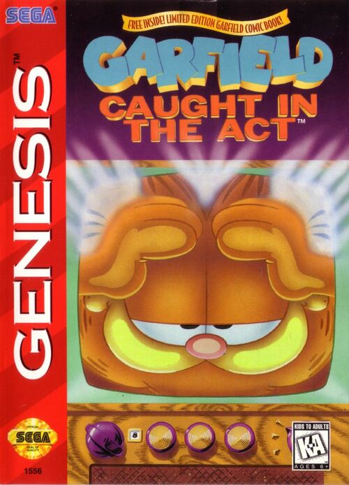 Cover for Garfield: Caught in the Act.