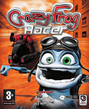 Cover for Crazy Frog Racer.