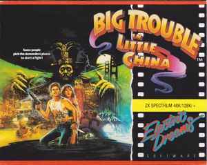 Cover for Big Trouble in Little China.