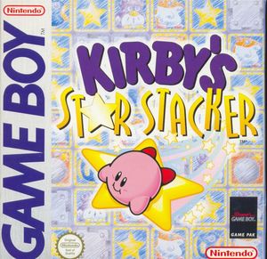 Cover for Kirby's Star Stacker.