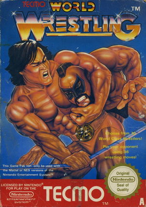 Cover for Tecmo World Wrestling.