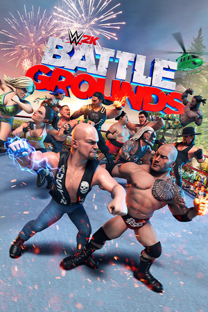 Cover for WWE 2K Battlegrounds.