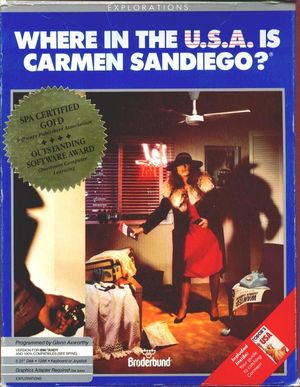 Cover for Where in the U.S.A. Is Carmen Sandiego?.