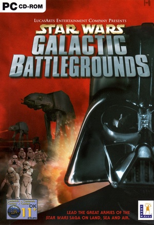 Cover for Star Wars: Galactic Battlegrounds.