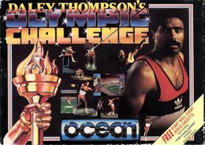 Cover for Daley Thompson's Olympic Challenge.