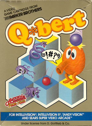 Cover for Q*bert.