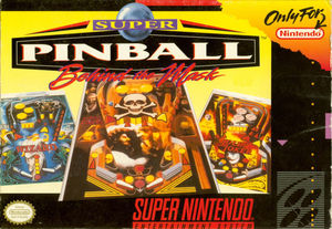 Cover for Super Pinball: Behind the Mask.