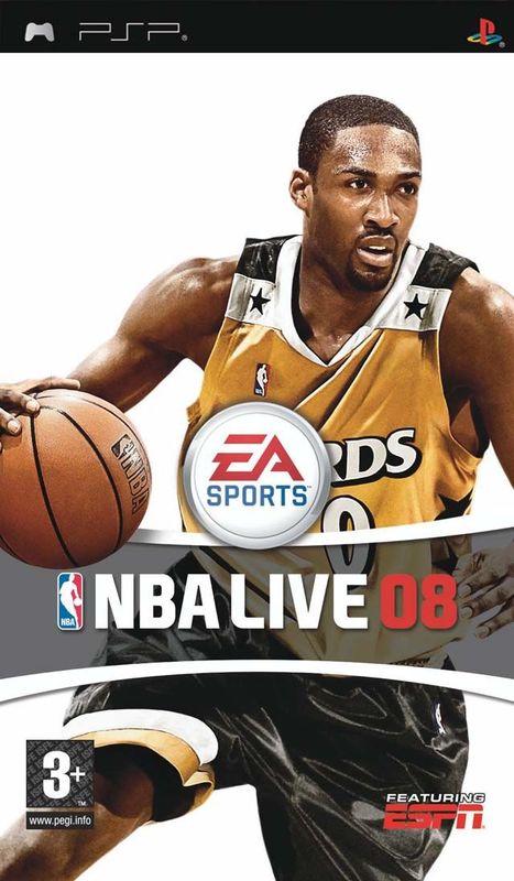 Cover for NBA Live 08.