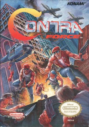 Cover for Contra Force.