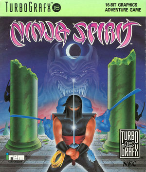 Cover for Ninja Spirit.