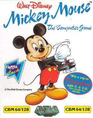 Cover for Mickey Mouse: The Computer Game.