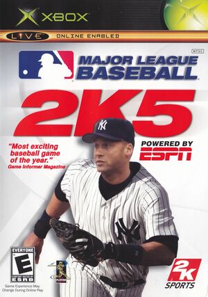 Cover for Major League Baseball 2K5.