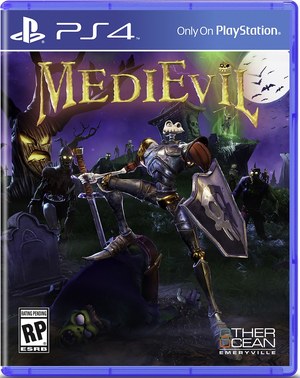 Cover for MediEvil (2019).