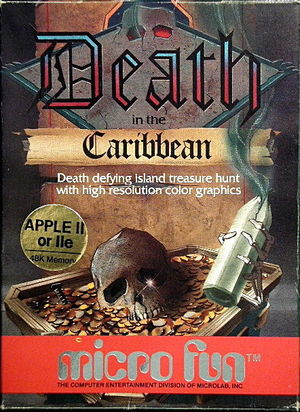 Cover for Death in the Caribbean.