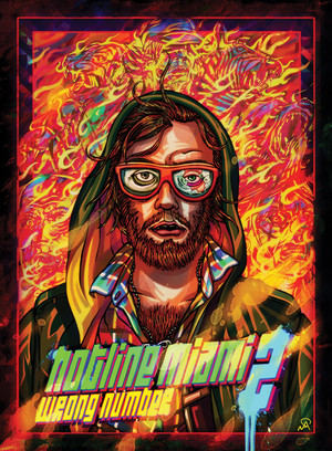 Cover for Hotline Miami 2: Wrong Number.