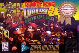 Cover for Donkey Kong Country 2: Diddy's Kong Quest.