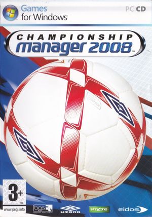 Cover for Championship Manager 2008.