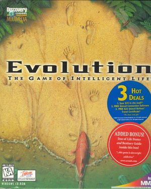 Cover for Evolution: The Game of Intelligent Life.