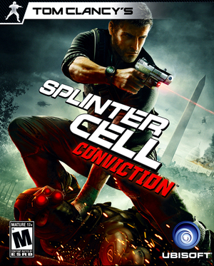 Cover for Tom Clancy's Splinter Cell: Conviction.