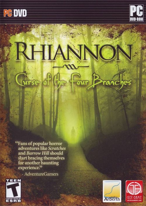 Cover for Rhiannon: Curse of the Four Branches.