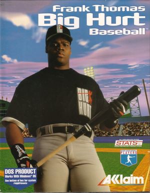 Cover for Frank Thomas' Big Hurt Baseball.