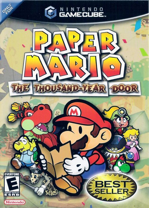 Cover for Paper Mario: The Thousand-Year Door.