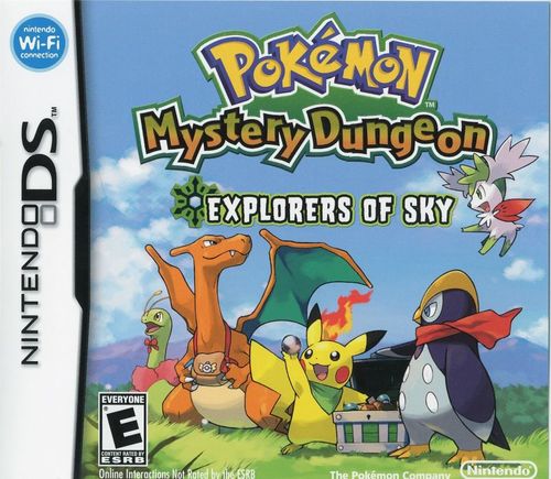 Cover for Pokémon Mystery Dungeon: Explorers of Sky.