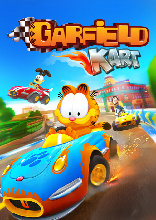 Cover for Garfield Kart.