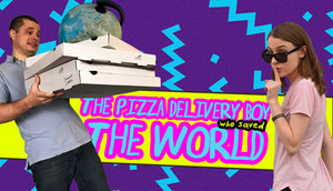Cover for The Pizza Delivery Boy Who Saved the World.