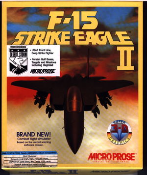 Cover for F-15 Strike Eagle II.