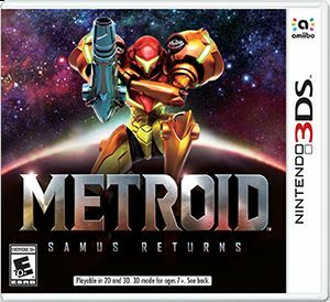 Cover for Metroid: Samus Returns.