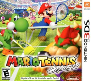 Cover for Mario Tennis Open.