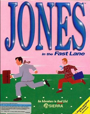 Cover for Jones in the Fast Lane.