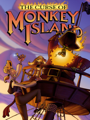 Cover for The Curse of Monkey Island.