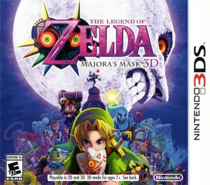 Cover for The Legend of Zelda: Majora's Mask 3D.
