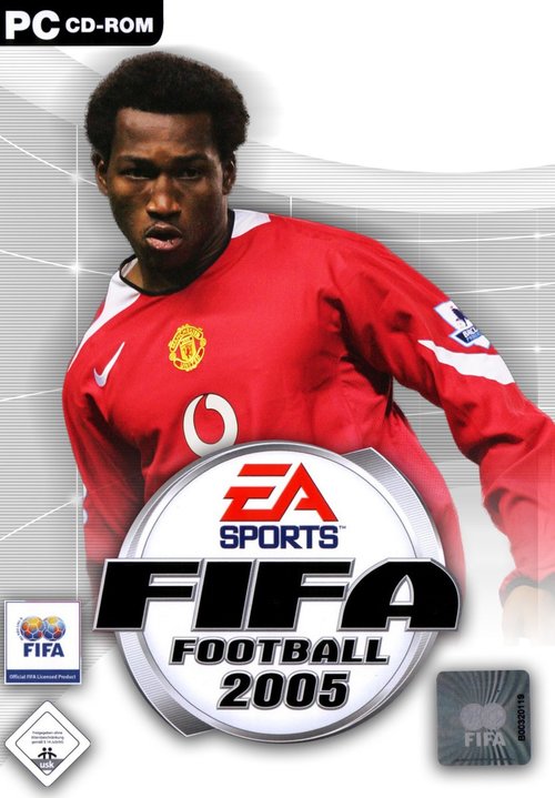 Cover for FIFA Football 2005.