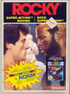 Cover for Rocky Super Action Boxing.