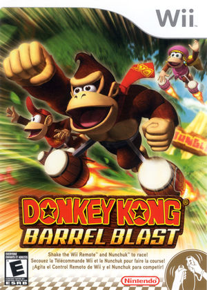 Cover for Donkey Kong Barrel Blast.