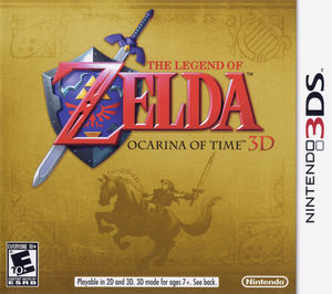 Cover for The Legend of Zelda: Ocarina of Time 3D.