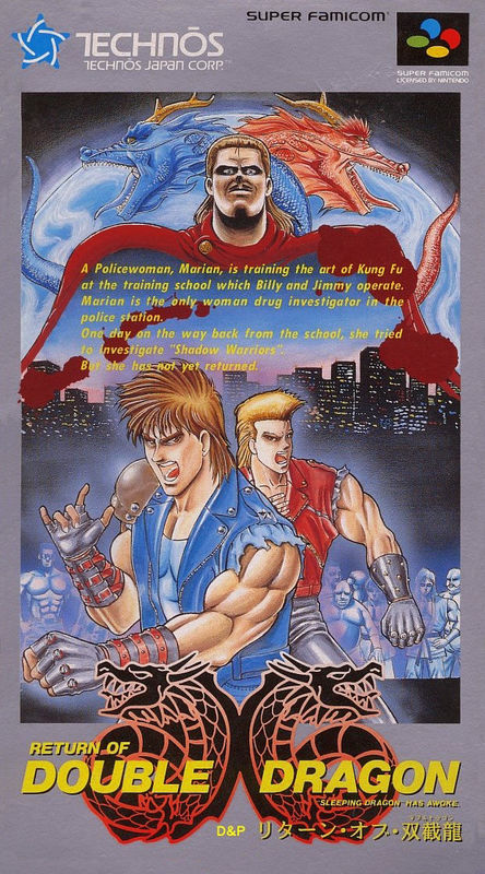 Cover for Super Double Dragon.