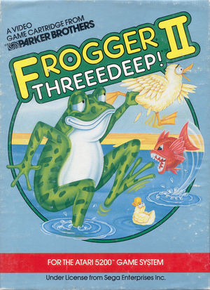 Cover for Frogger II: ThreeeDeep!.