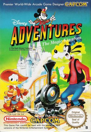 Cover for Adventures in the Magic Kingdom.
