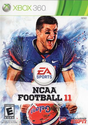 Cover for NCAA Football 11.