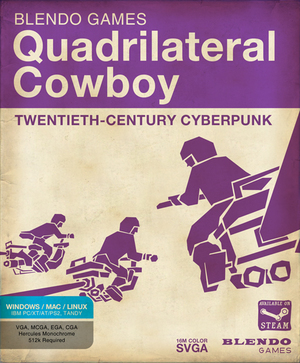 Cover for Quadrilateral Cowboy.