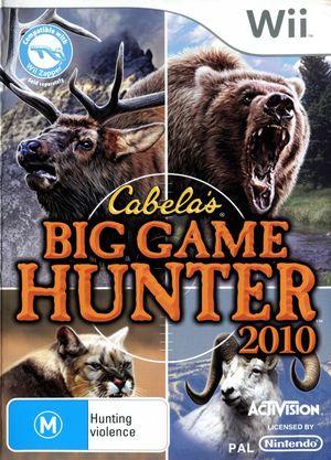 Cover for Cabela's Big Game Hunter 2010.