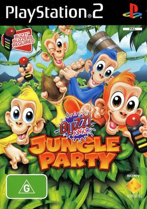 Cover for Buzz! Junior: Jungle Party.
