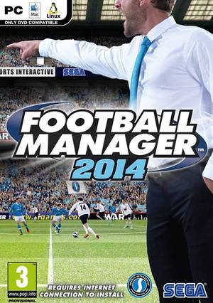 Cover for Football Manager 2014.