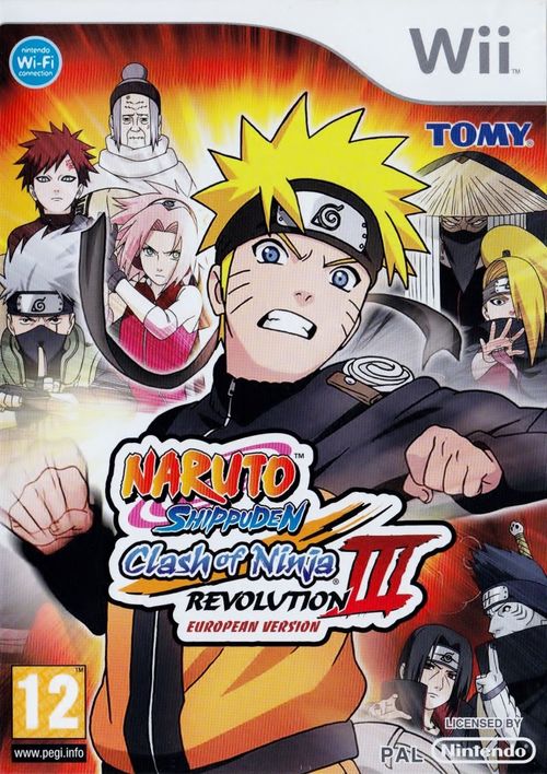Cover for Naruto Shippūden: Clash of Ninja Revolution 3.