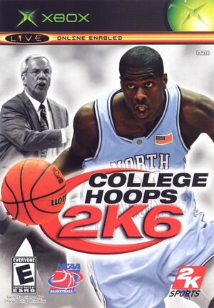 Cover for College Hoops 2K6.
