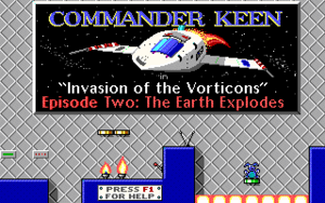 Cover for Commander Keen Episode 2: The Earth Explodes.
